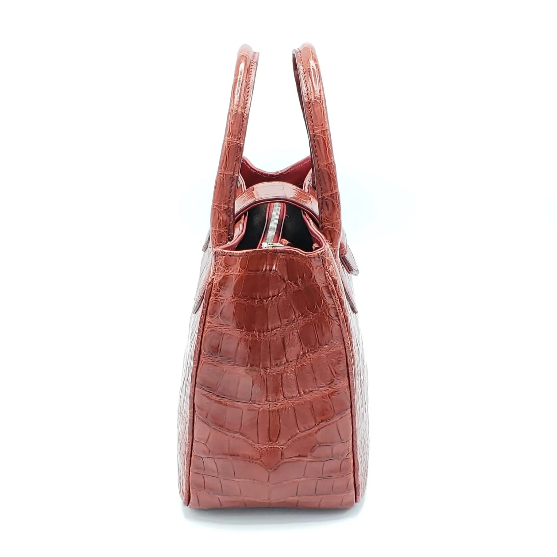 Siena Satchel Crocodile Bag