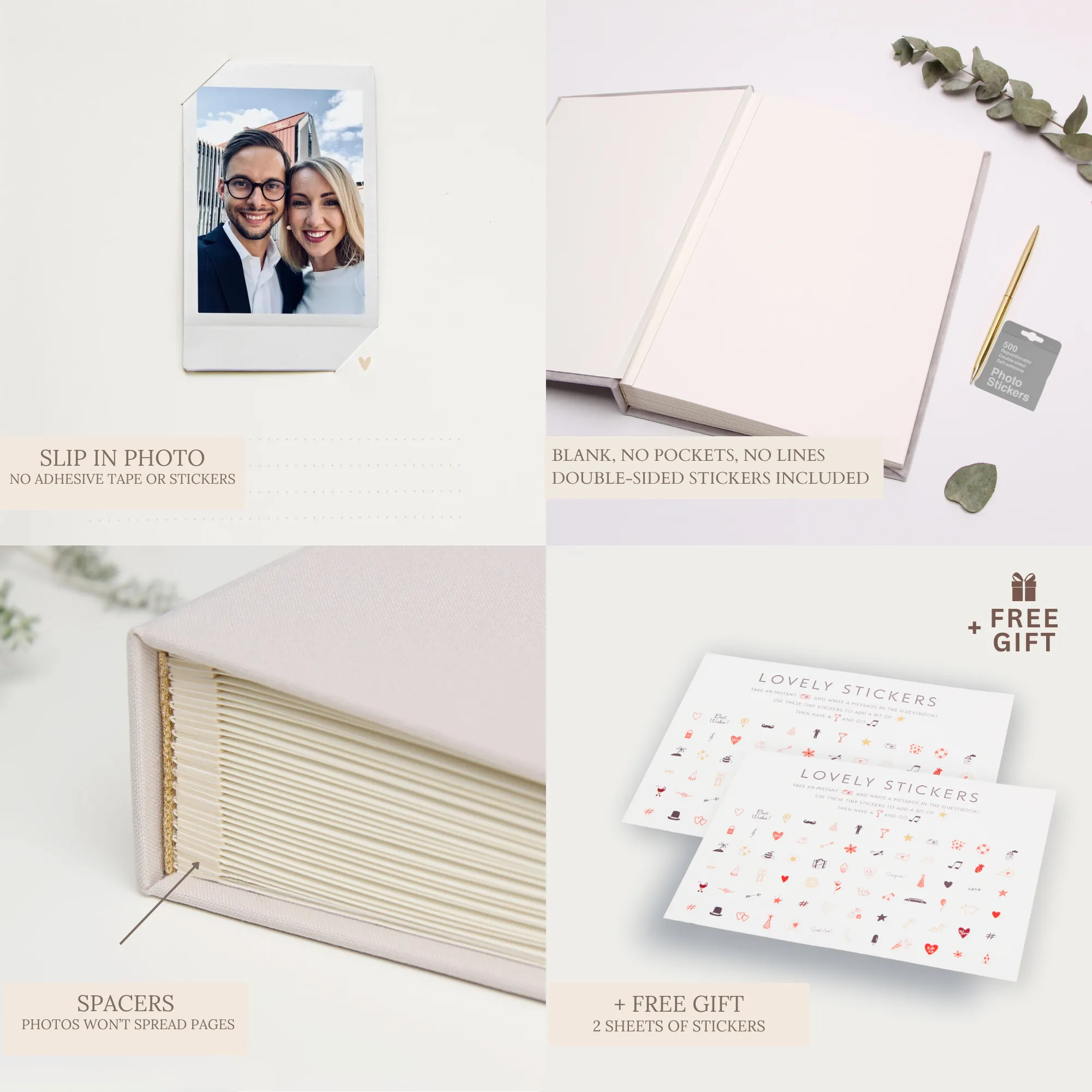 Silky White   Real Gold |  Guest Book