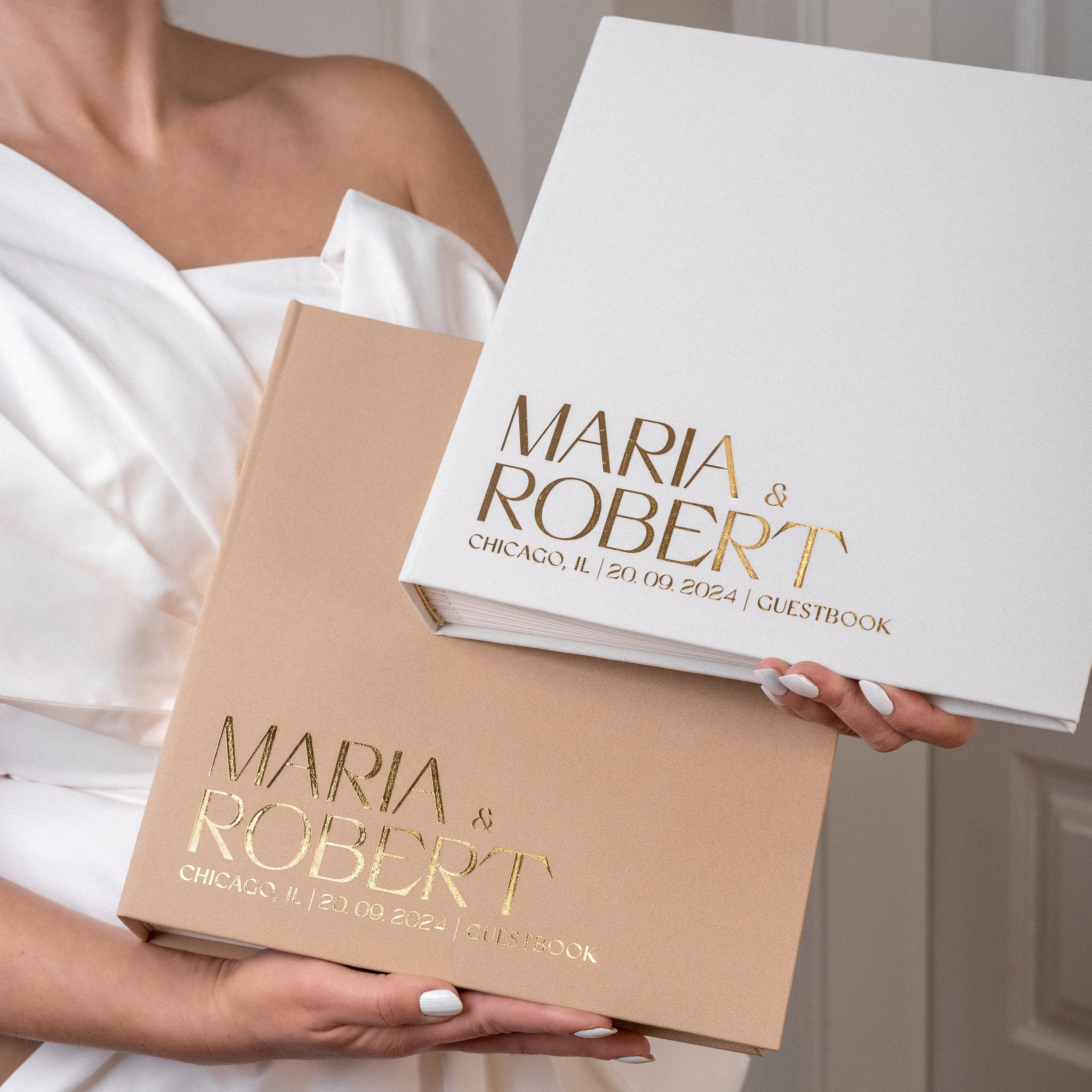 Silky White   Real Gold |  Guest Book