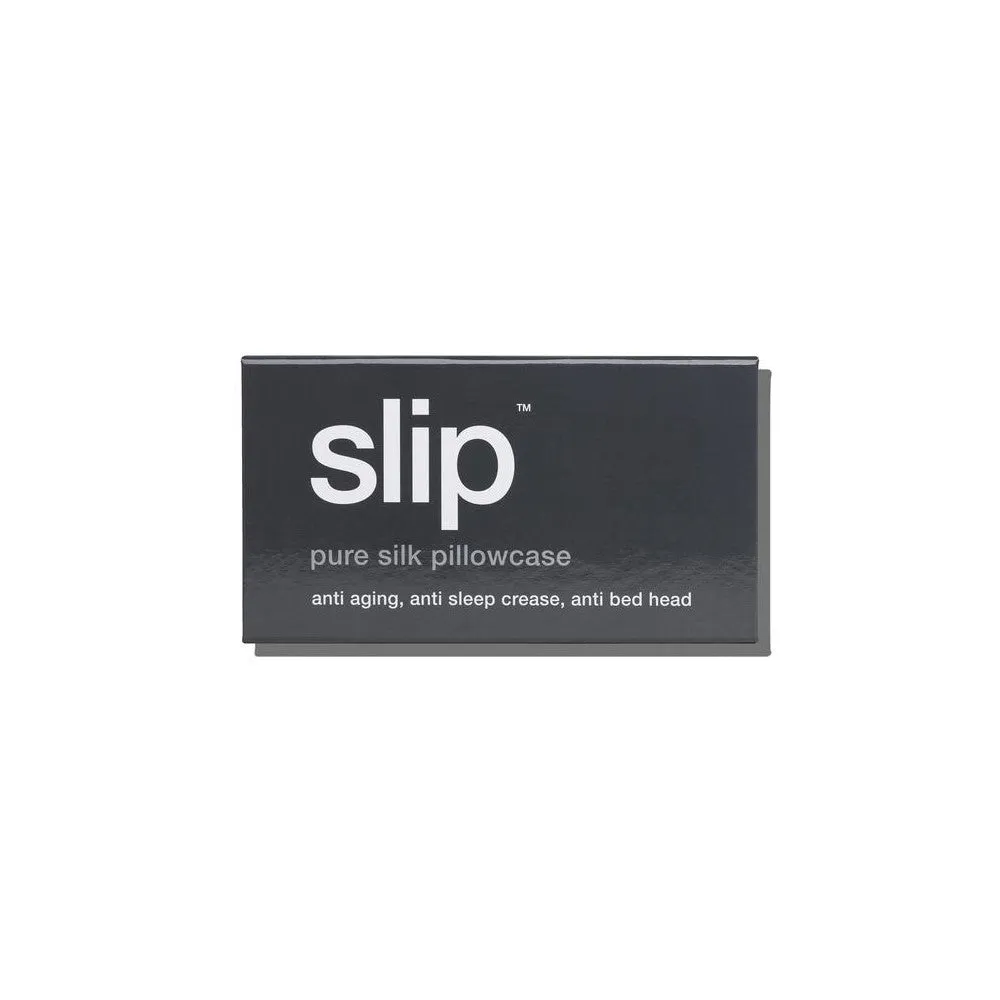 Slip silk pillowcase (KS) - Charcoal