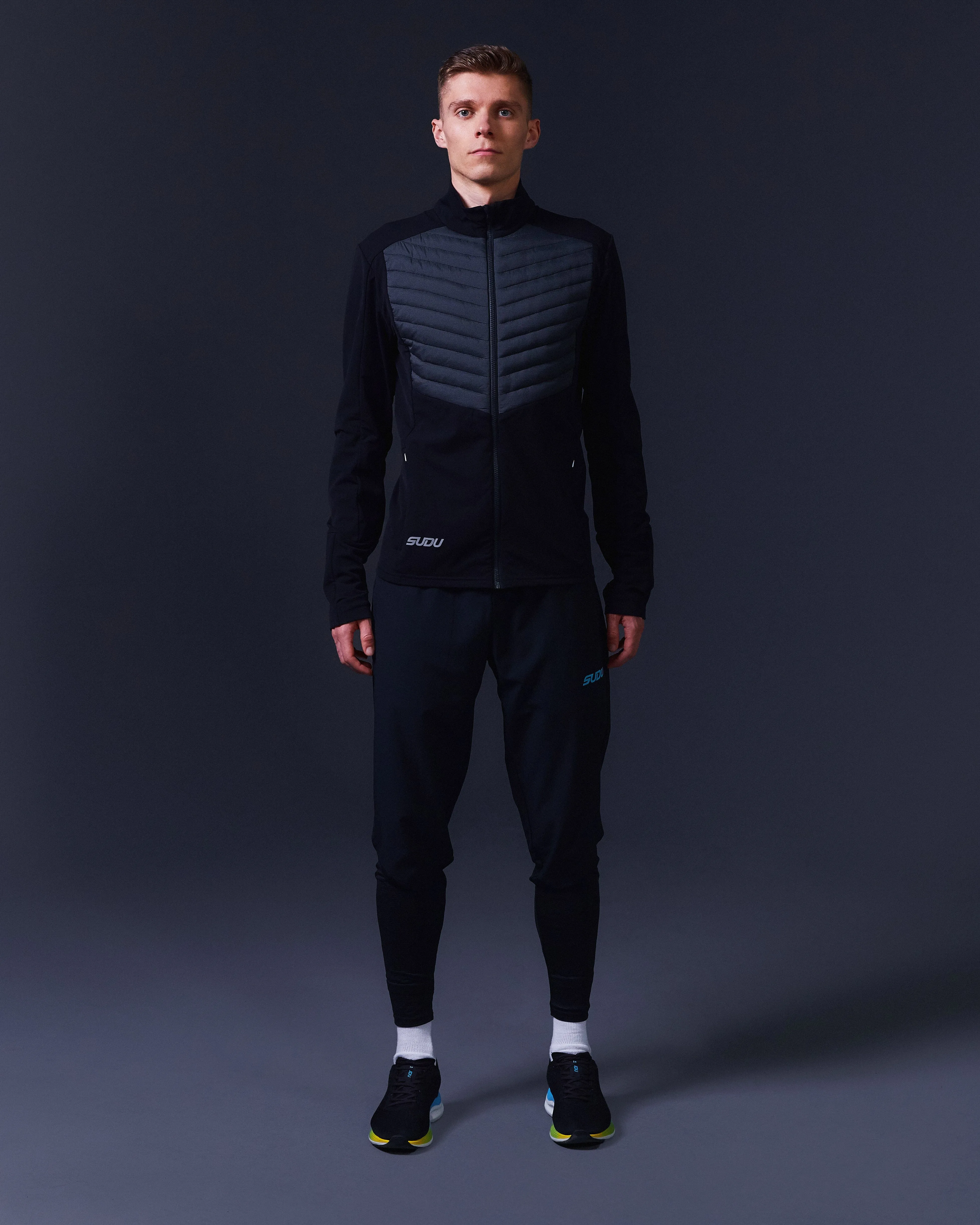 SRJ HY 01 Run Hybrid Jacket - Black/Grey