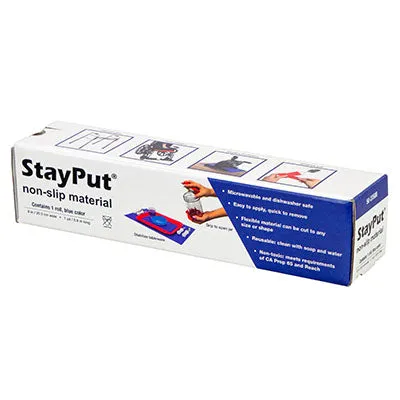 StayPut non-slip material, 8" x 1 yd roll, blue