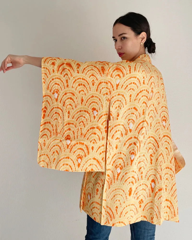 Sun Rise Shibori Haori Kimono Jacket