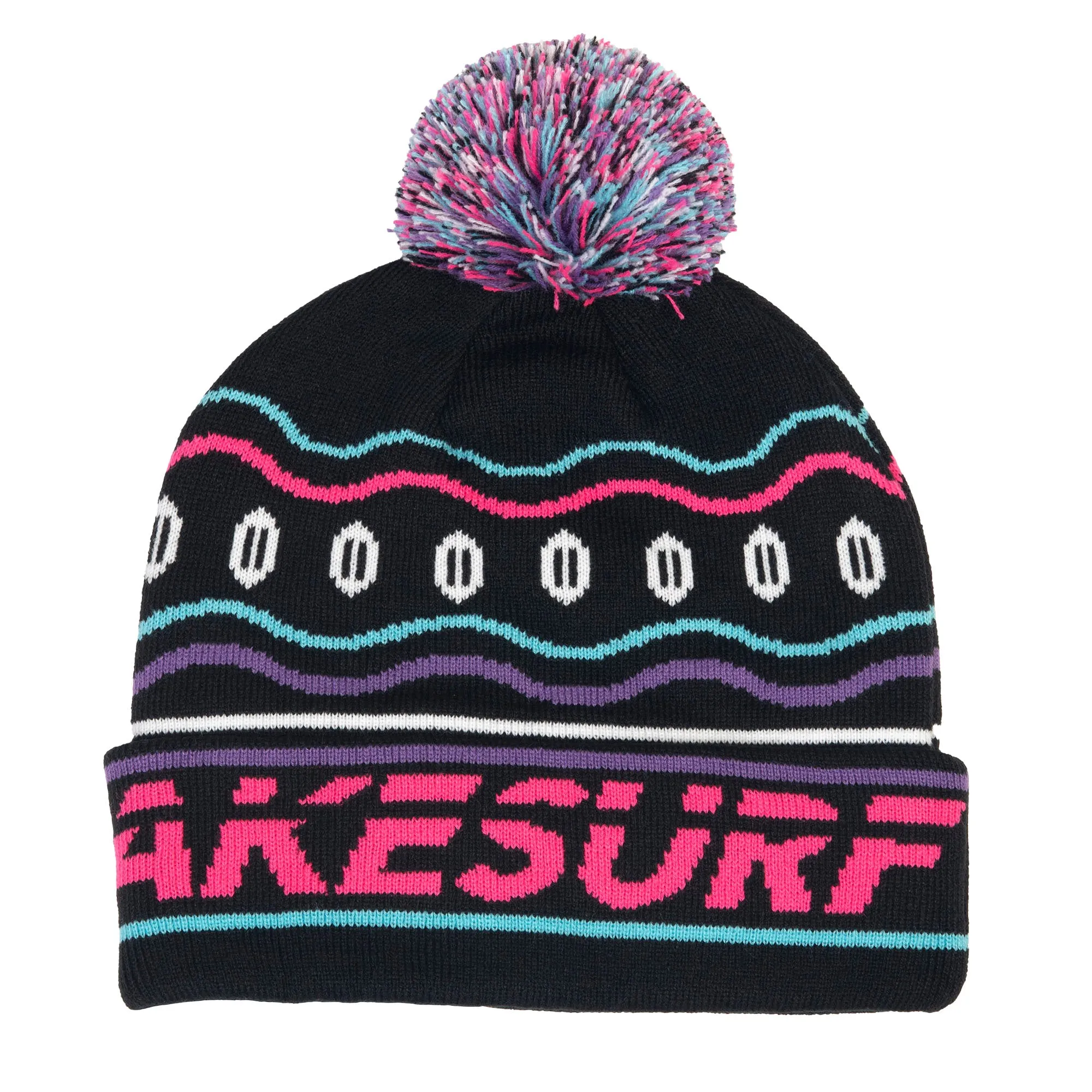 SWELL Wakesurf - Neon Puffer - Winter Pom Beanie