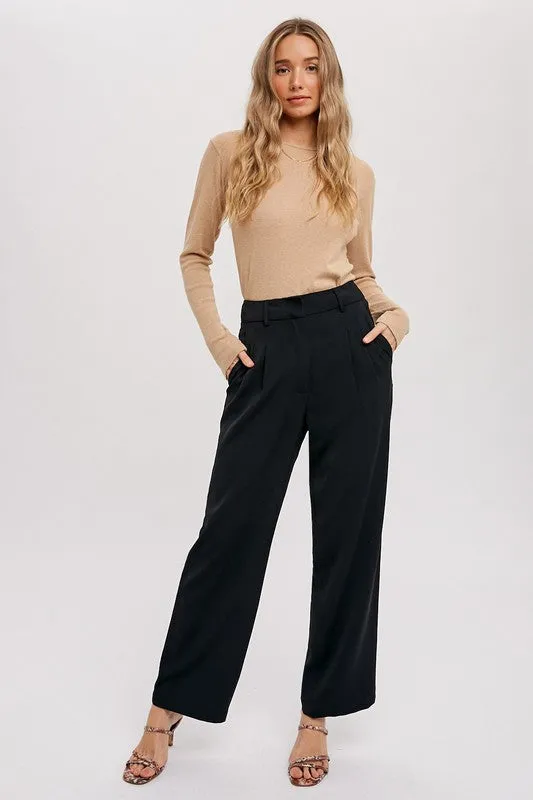 Tailored High Waist Pants