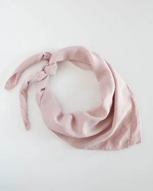 'The Classic' Washable Silk Scarf in Blush