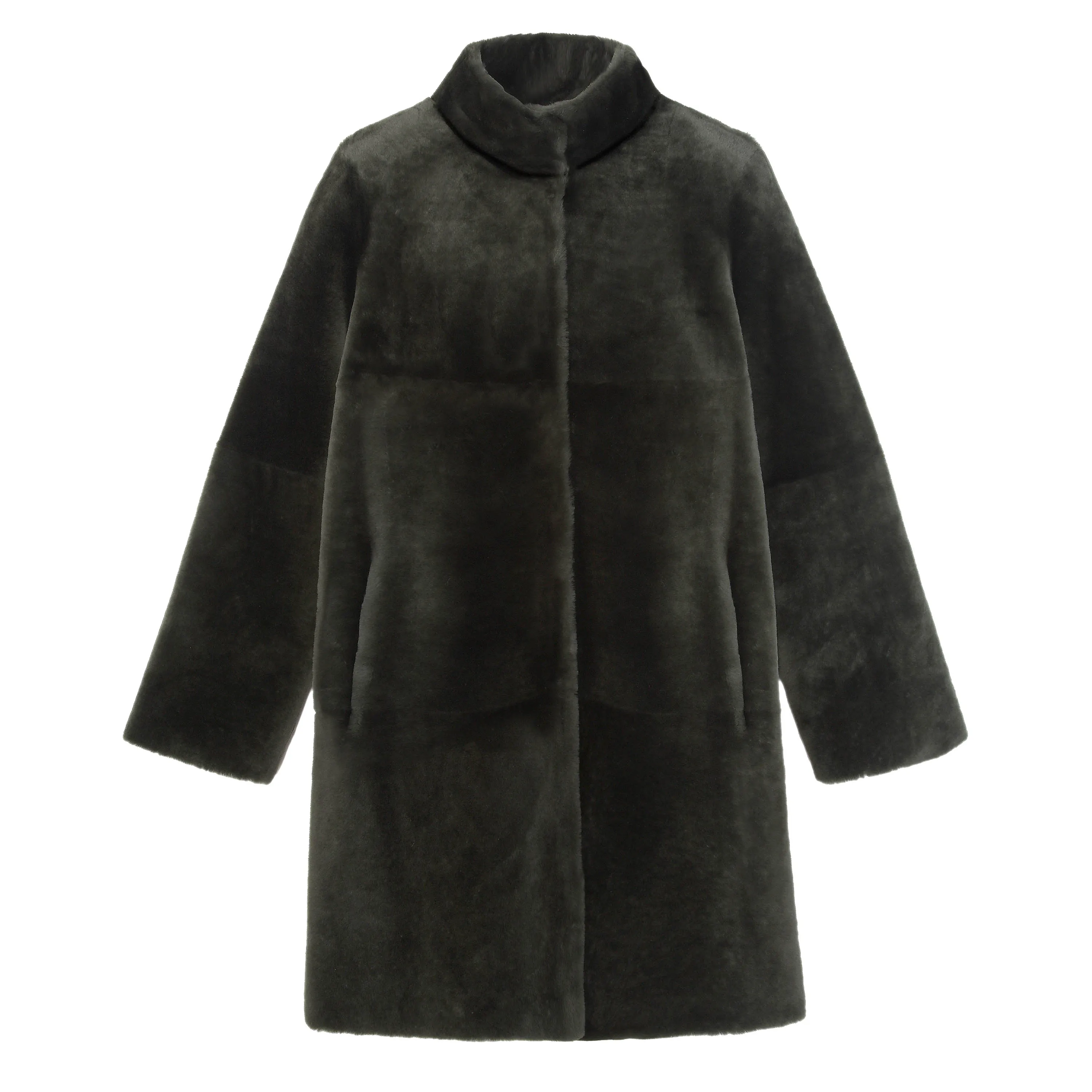 The Jenna Shearling Coat in Multiple Colors