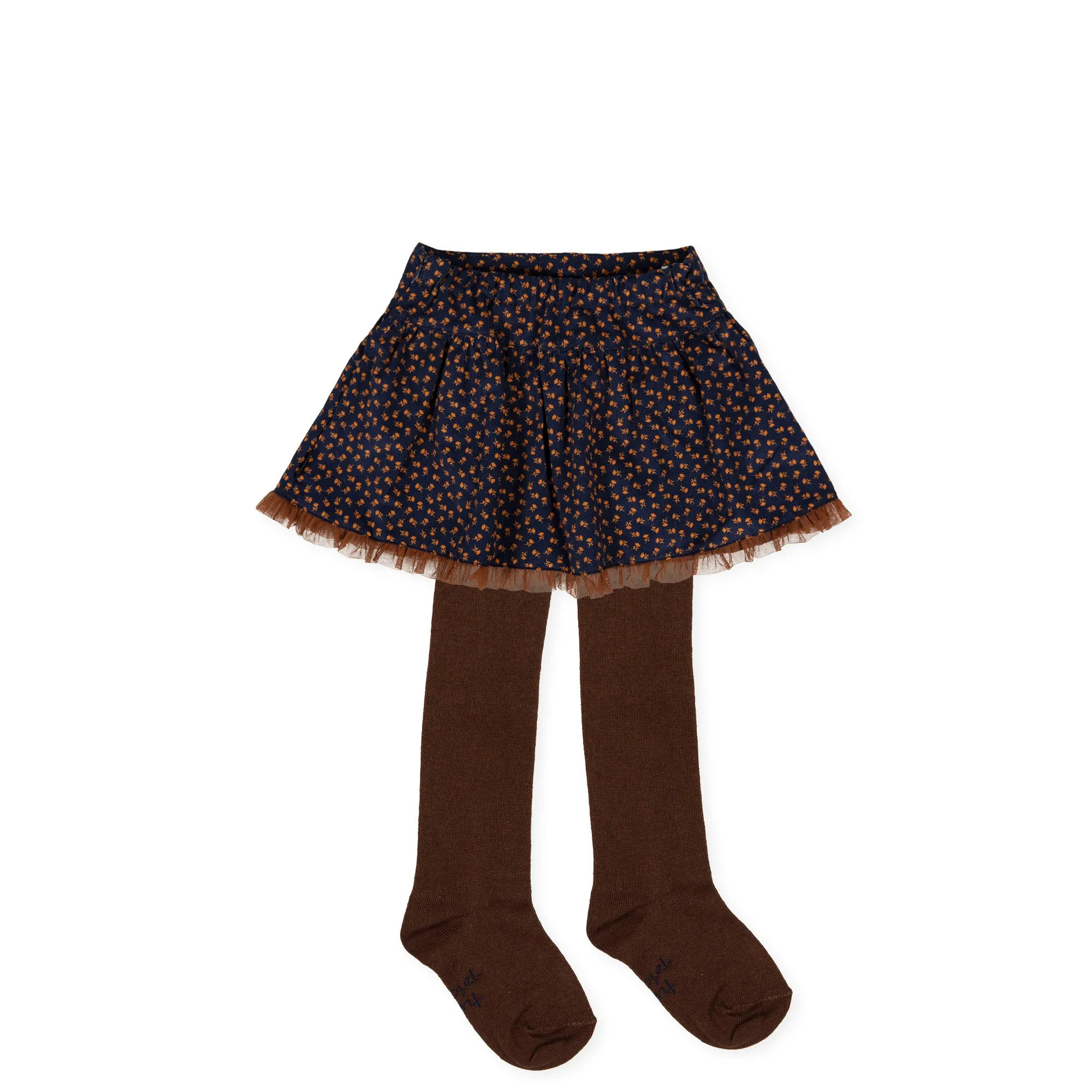 Tutto Piccolo 9435 Falda Micropana Microcord Skirt - Dark Blue