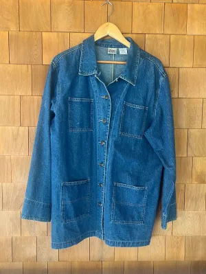 Vintage Denim Chore Coat