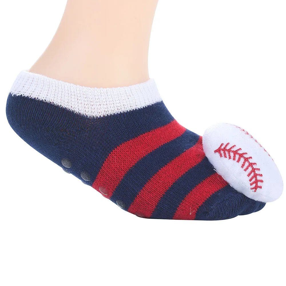 Wild Habitat Baby Non-Slip socks-Baseball