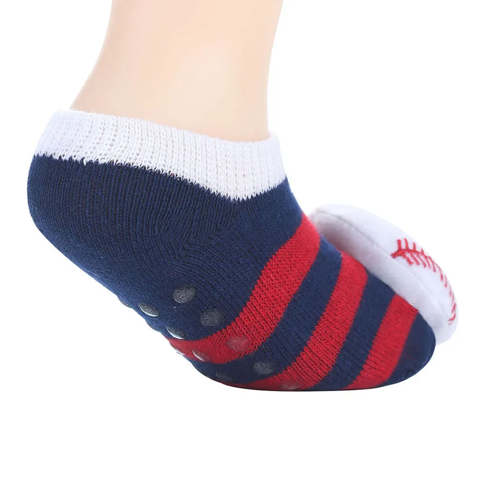 Wild Habitat Baby Non-Slip socks-Baseball