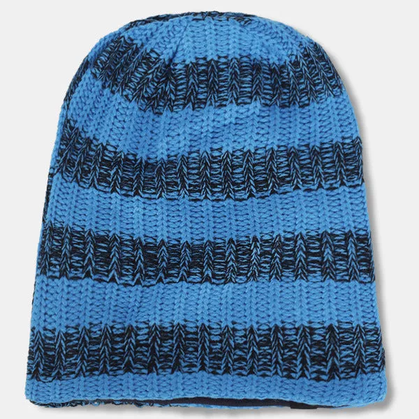 Women Striped Beanie Hats for Winter Summer B103