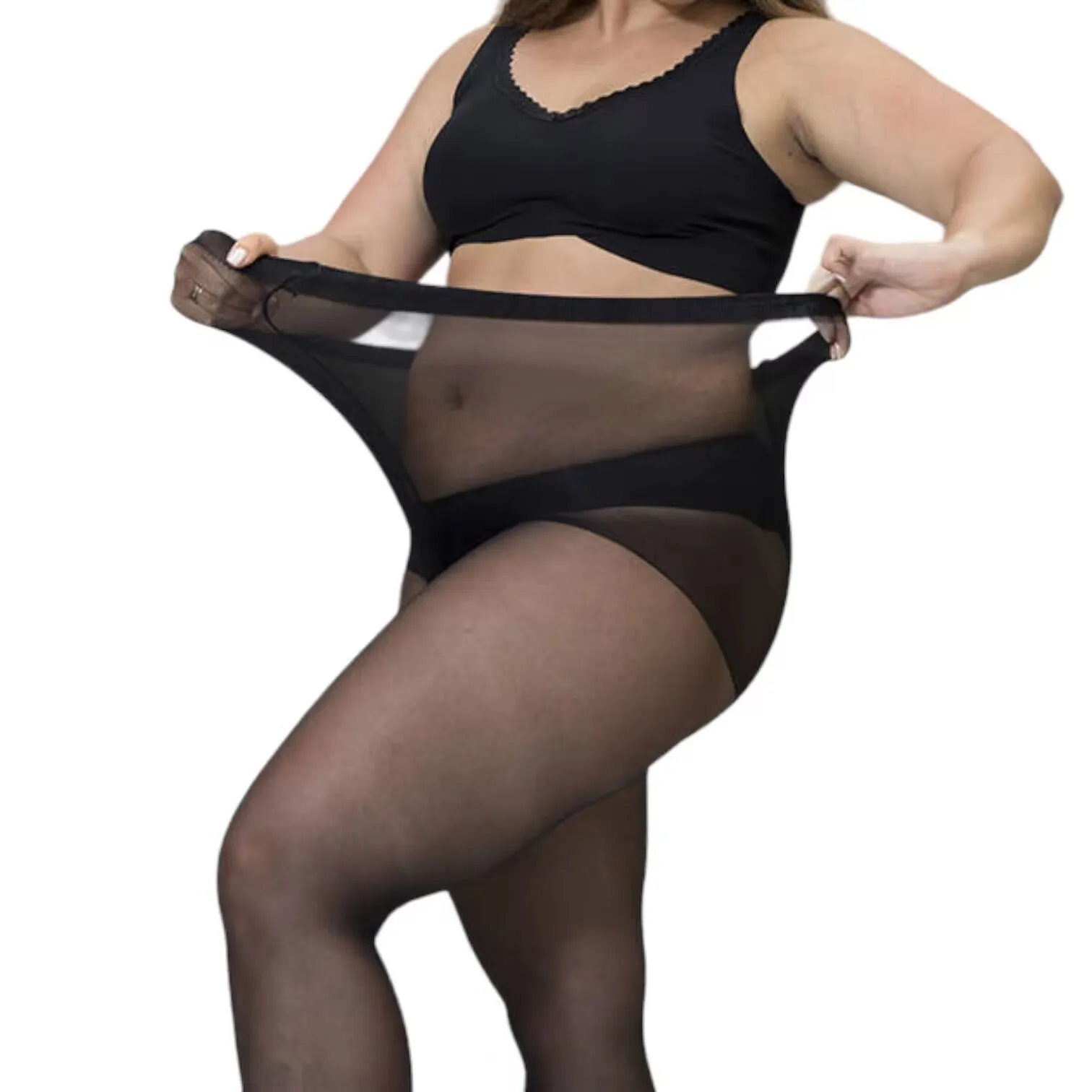 Women's 6D Ultra-Thin Ultra-durable Plus Size Tights