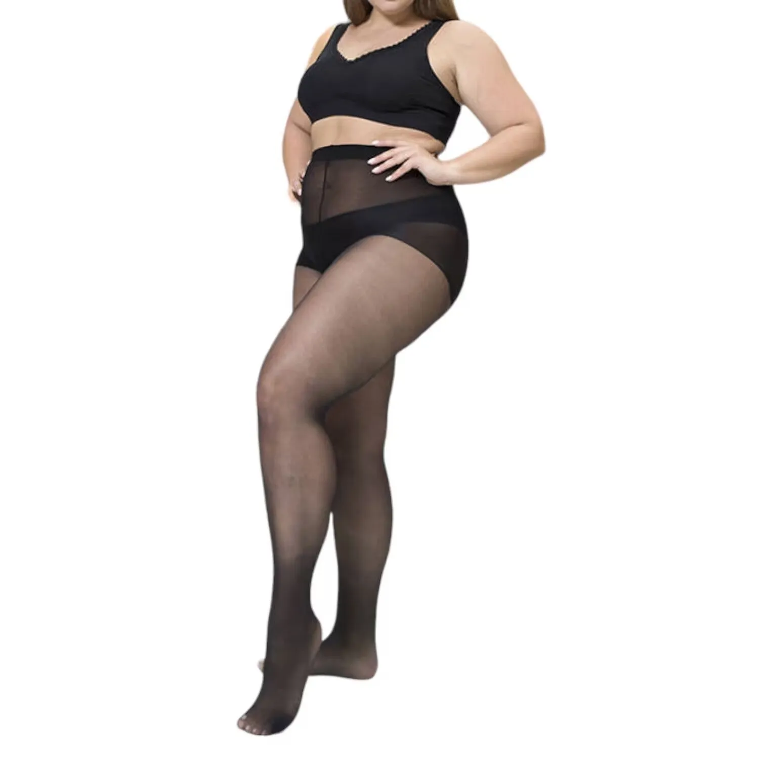 Women's 6D Ultra-Thin Ultra-durable Plus Size Tights