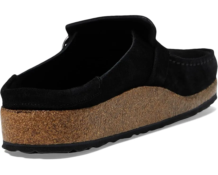 Women's Birkenstock | Buckley Open Back Suede Slide Clog | Black