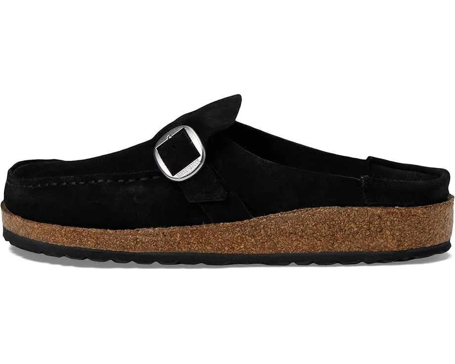 Women's Birkenstock | Buckley Open Back Suede Slide Clog | Black