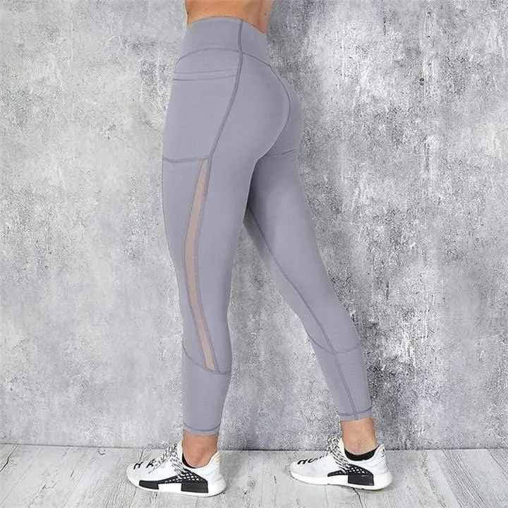 Women's High Waist Workout Leggings w/ Pockets