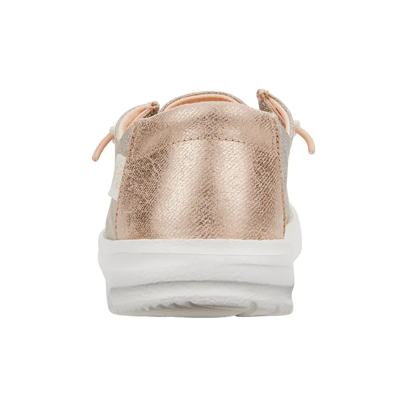 Women's Wendy Metallic Sparkle Rose Gold