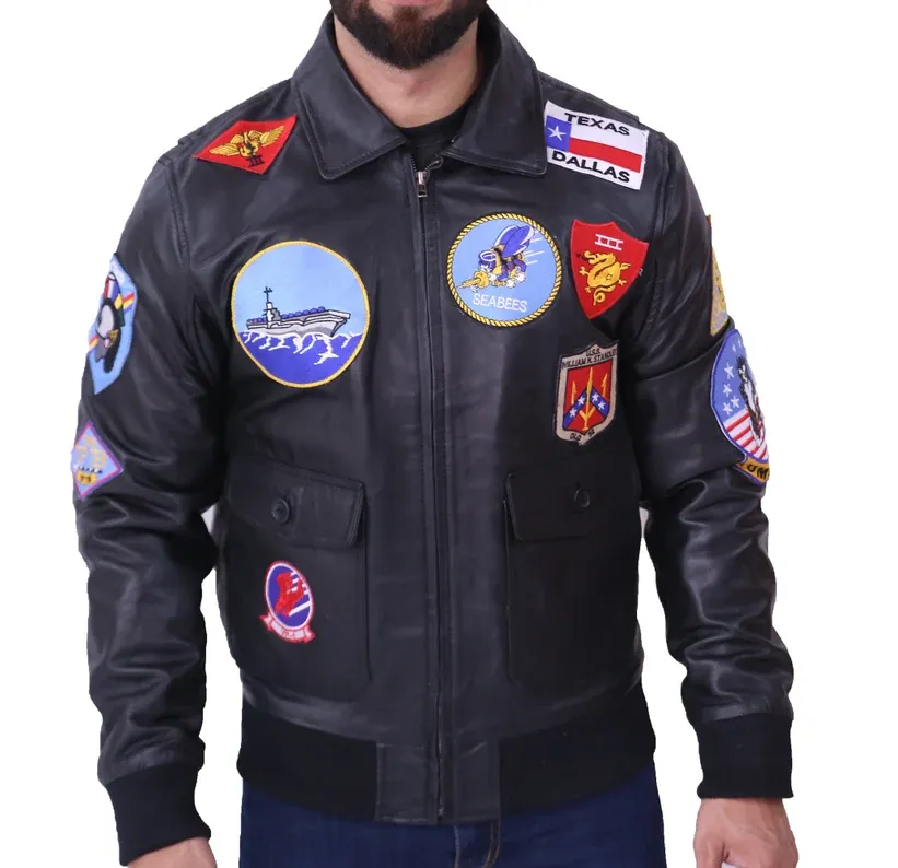 WWII Navy G1 Flight Bomber Genuine Leather jacket