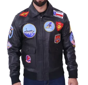 WWII Navy G1 Flight Bomber Genuine Leather jacket