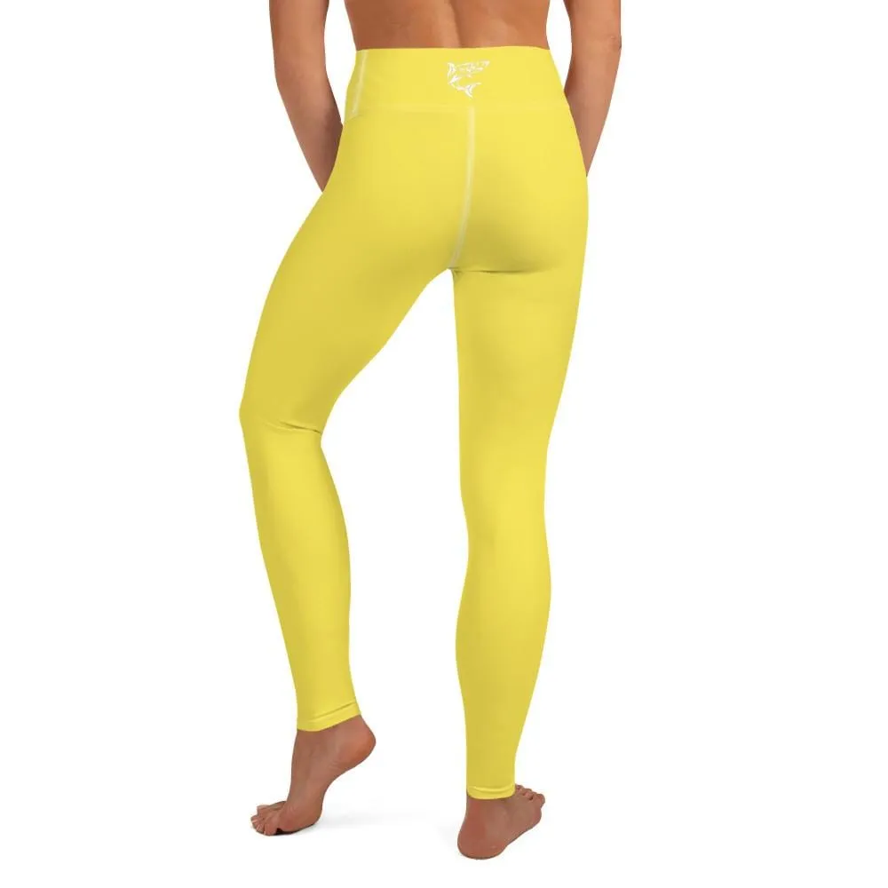 Yellow SS Premium Standard ~ High-Waist Leggings