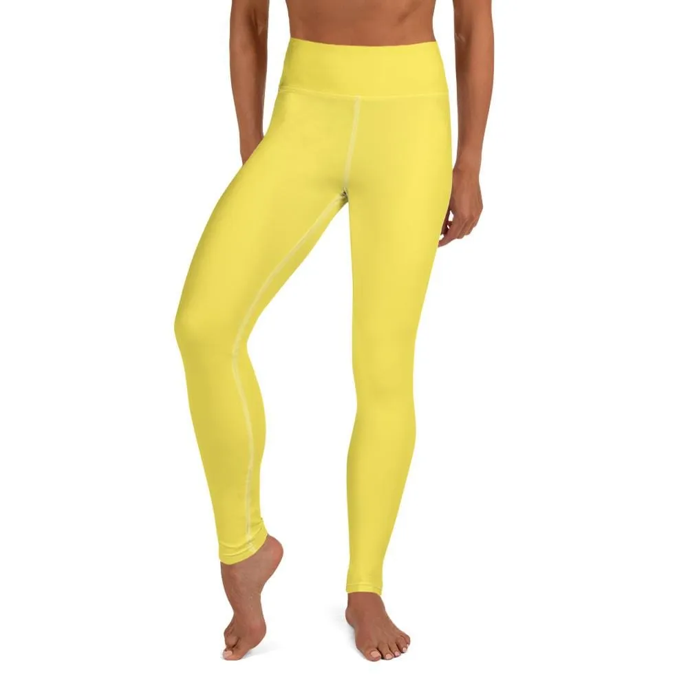 Yellow SS Premium Standard ~ High-Waist Leggings