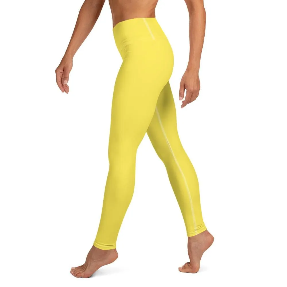 Yellow SS Premium Standard ~ High-Waist Leggings