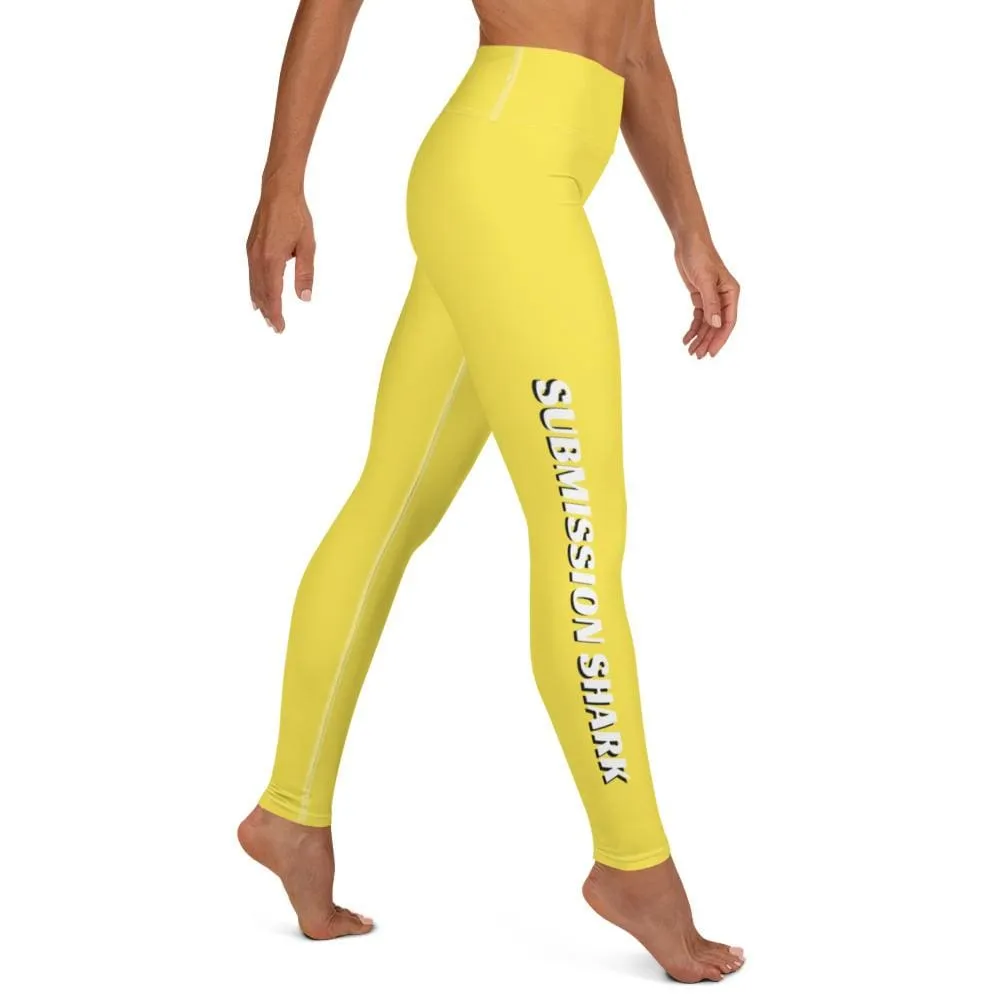 Yellow SS Premium Standard ~ High-Waist Leggings