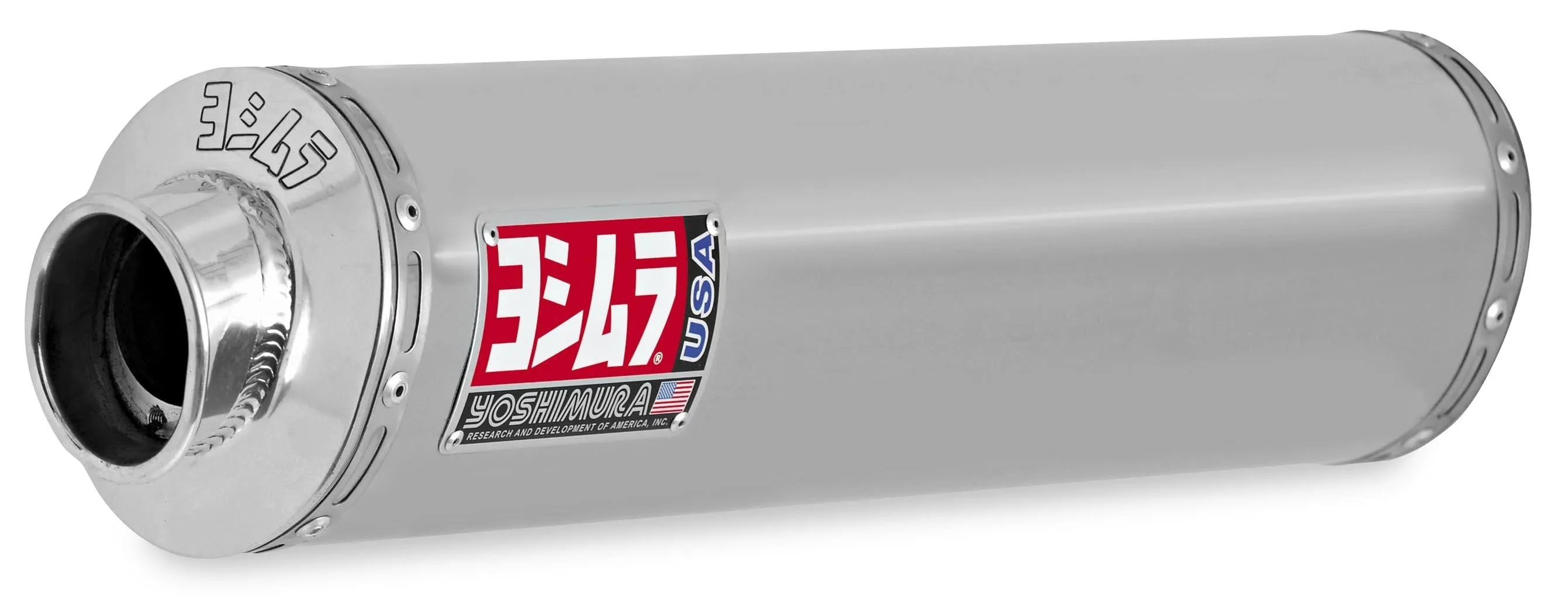 Yoshimura RS-3 (Oval) Race Slip-On Stainless (Kawasaki)